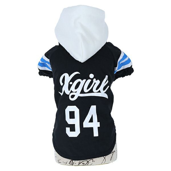 X-girl ナンバリングフード付きコーチジャケット